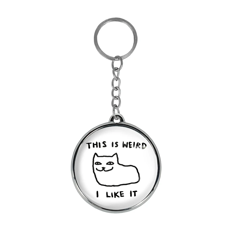 جاکلیدی خندالو طرح گربه خوشحال مدل دوطرفه کد 2930729308