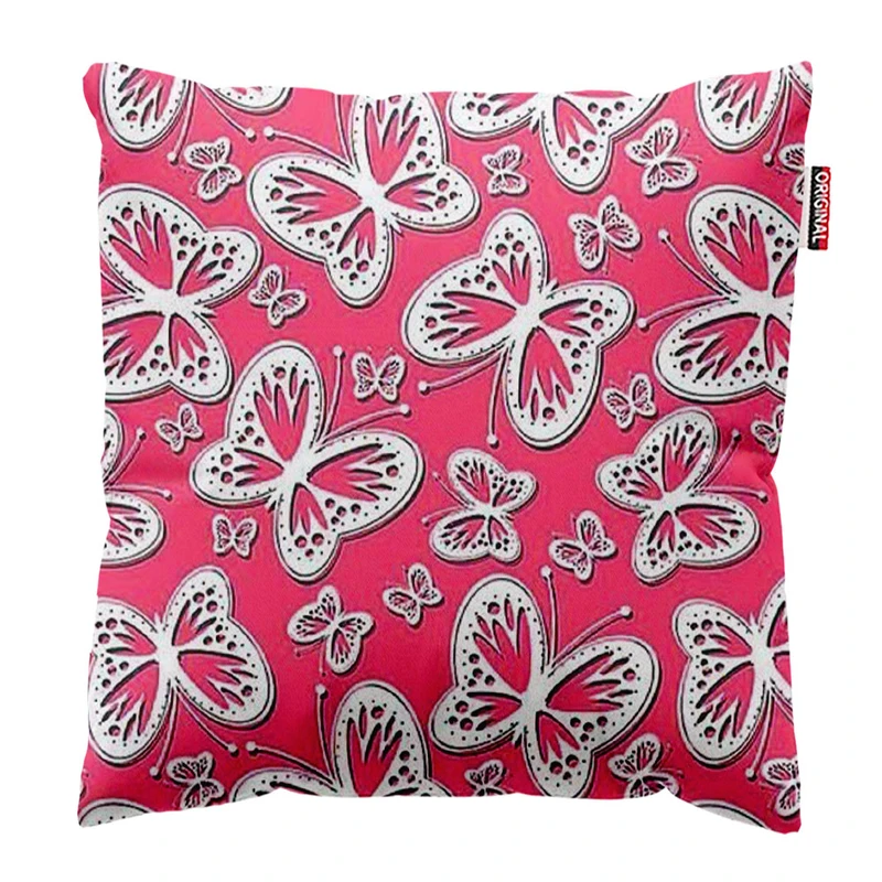  کوسن پاد آفرین طرح پروانه سایز 30*30 سانتی متر کد 1086