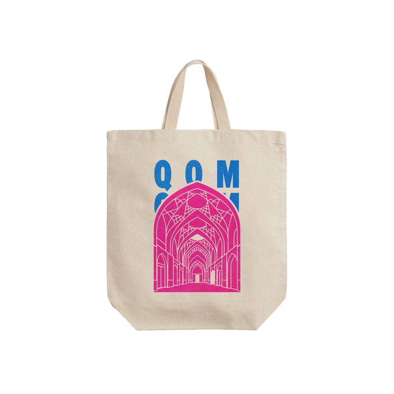 ساک خرید ترمه طراحان ایده مدل نماد بازار تاریخی قم کد map0108 - S