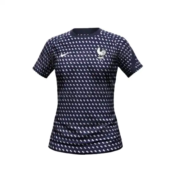 تی شرت آستین کوتاه ورزشی مردانه مدل لباس تمرینی فرانسه 2022