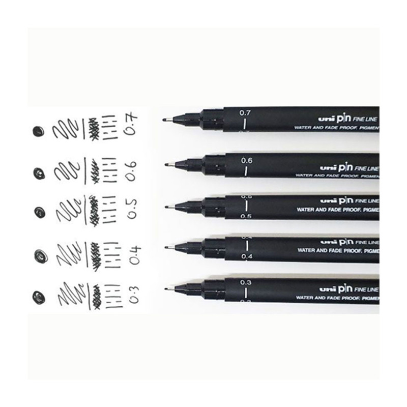 راپید یونی بال مدل fineliner مجموعه 6 عددی