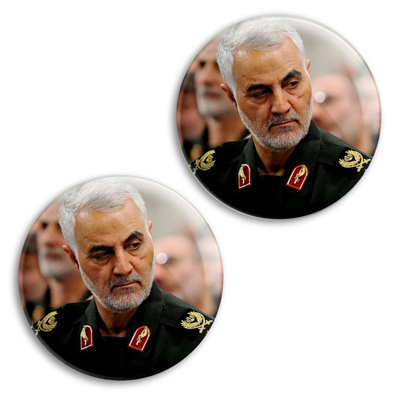 مگنت پرمانه طرح حاج قاسم سلیمانی کد pmag2.26922 مجموعه 2 عددی