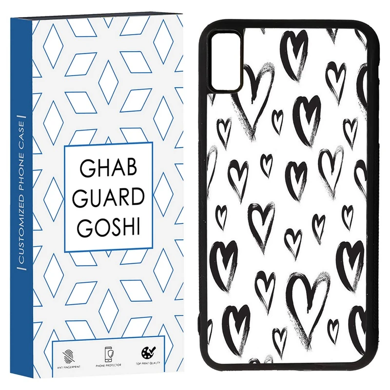 کاور قاب گارد گوشی طرح قلب کد TPU-278 مناسب برای گوشی موبایل اپل Iphone XS MAX/ Iphone X MAX