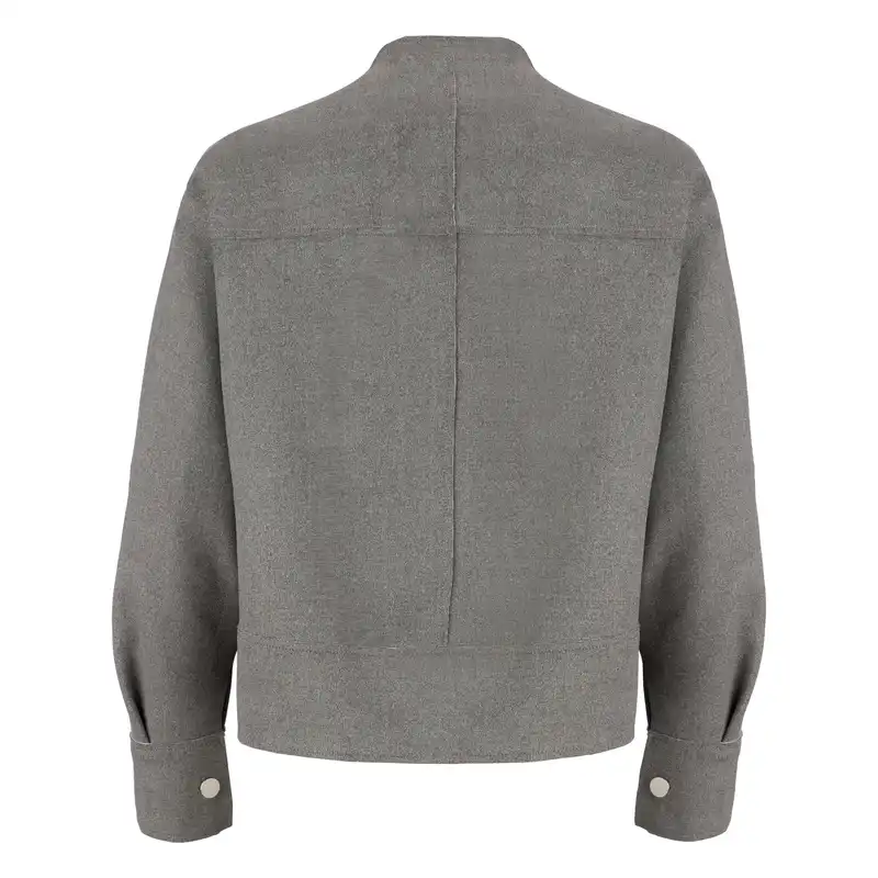 کت زنانه سرژه مدل 212240 رنگ طوسی