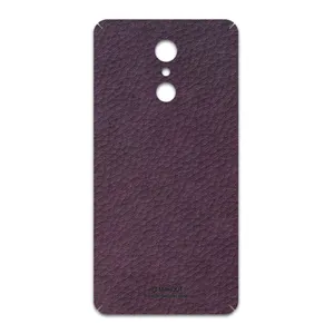 MAHOOT Purple-Leather Cover Sticker for LG Q Stylus