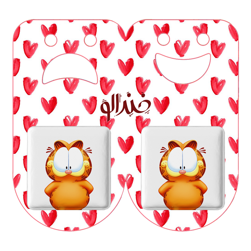 پیکسل خندالو مدل Garfield کد 13831 به همراه مگنت