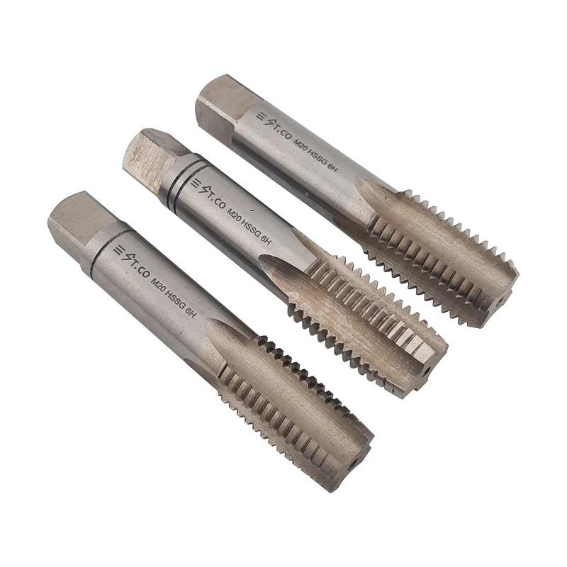 قلاویز دستی استیکو مدل M20-2.5 HSSG سایز 20 میلی متر مجموعه 3 عددی