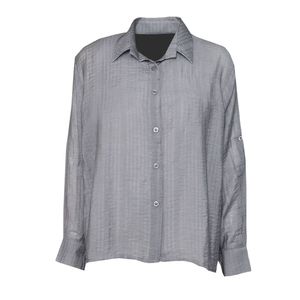 شومیز آستین بلند یقه برگردان زنانه مدل 6097