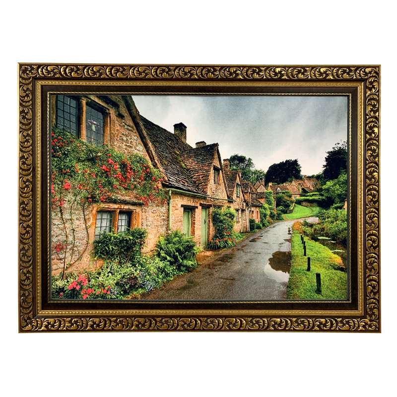 تابلو فرش ماشینی طرح پس از باران کد ۷۳۲۴