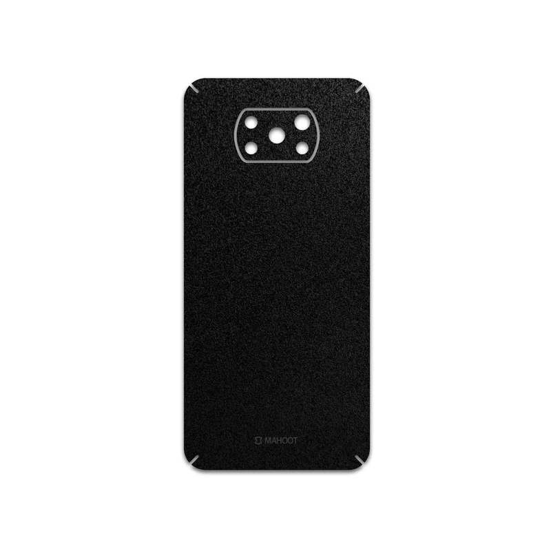 برچسب پوششی ماهوت مدل Black-Suede مناسب برای گوشی موبایل شیائومی Poco X3 NFC