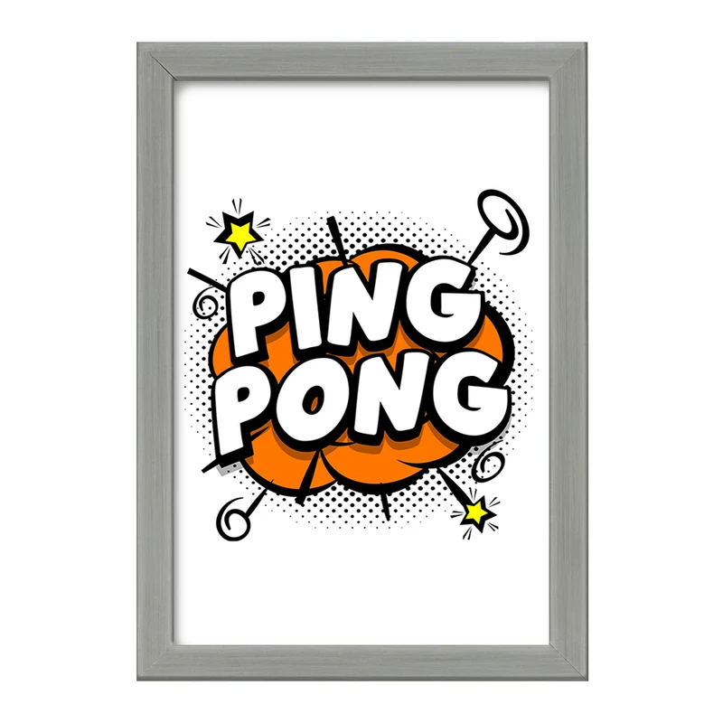 تابلو خندالو طرح پینگ پنگ Ping Pong کد 27994