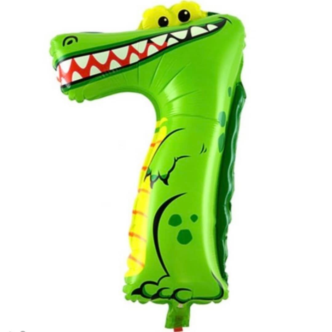 بادکنک فویلی پارتی لند تهران مدل عدد 7 طرح حیوانات کد 2034