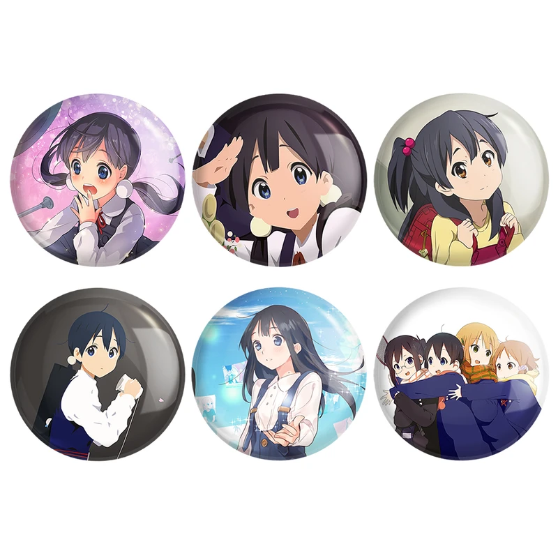 مگنت خندالو طرح انیمه فروشگاه تاماکو Tamako Market کد 1375B مجموعه 6 عددی