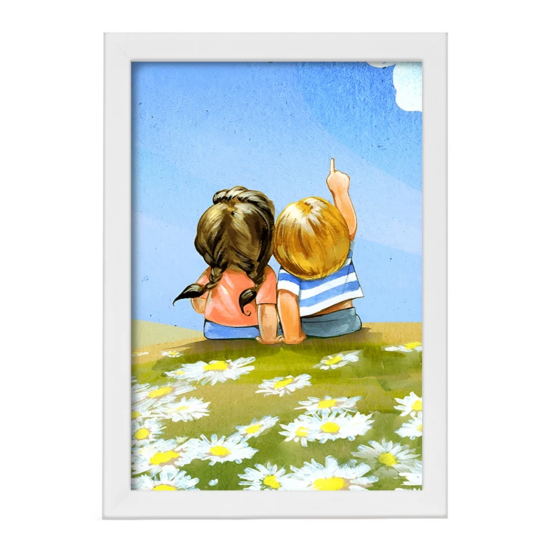 تابلو خندالو مدل دخترانه کودکانه کد F10932