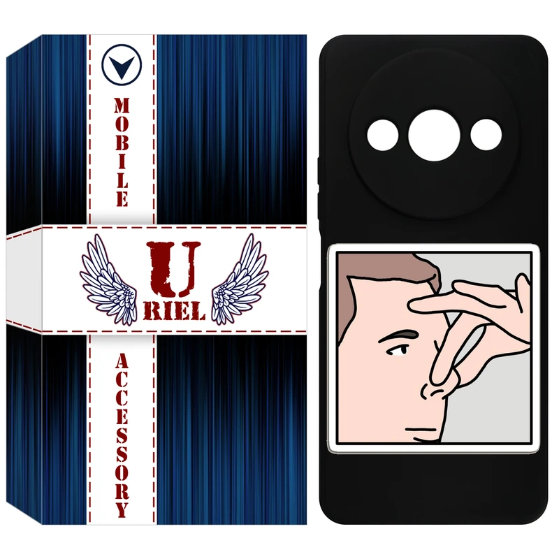 کاور یوریل مدل KSH کد 87 طرح دماغ مناسب برای گوشی موبایل شیائومی Redmi A3 / A3x