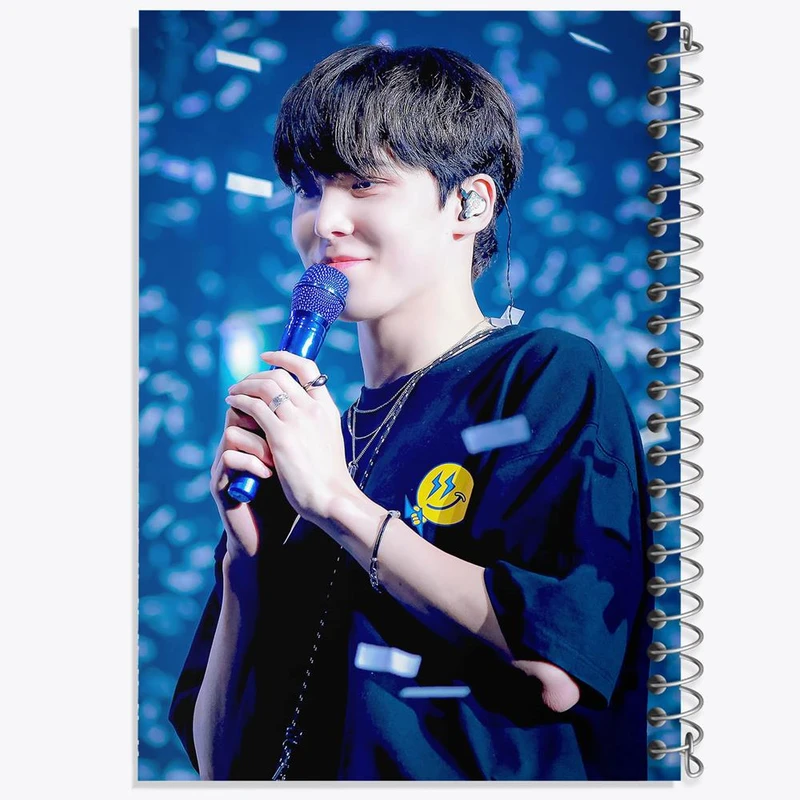 دفتر لیست خرید 50 برگ خندالو طرح یونهو گروه ایتیز ATEEZ کد 21214