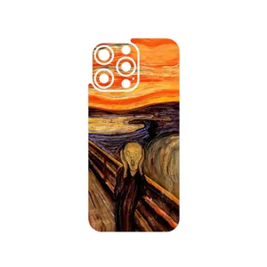 MAHOOT The Scream of Munch Cover Sticker for Apple iPhone 15 Pro Max