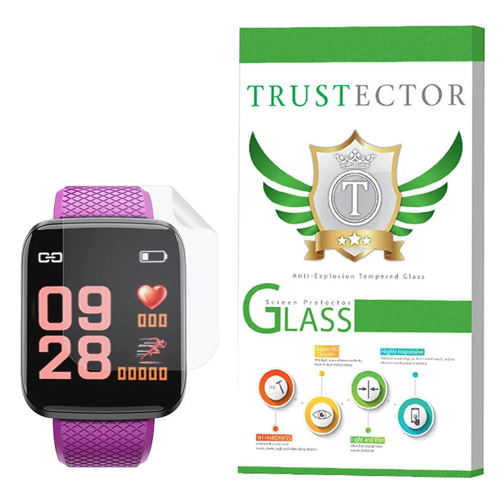 محافظ صفحه نمایش نانو تراستکتور مدل TPU-T مناسب برای ساعت Smart Watch 116 Plus