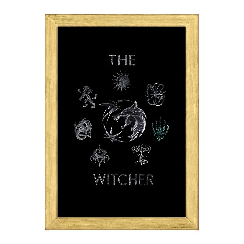 تابلو خندالو طرح سریال ویچر Witcher کد 27422