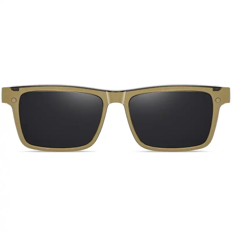 فریم عینک طبی مدل CG7703C536-P97 Polarized Double Switch به همراه کاور آفتابی