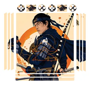 برچسب پلی استیشن ۴ پرو مدل Ghost of Tsushima06 مجموعه 16 عددی