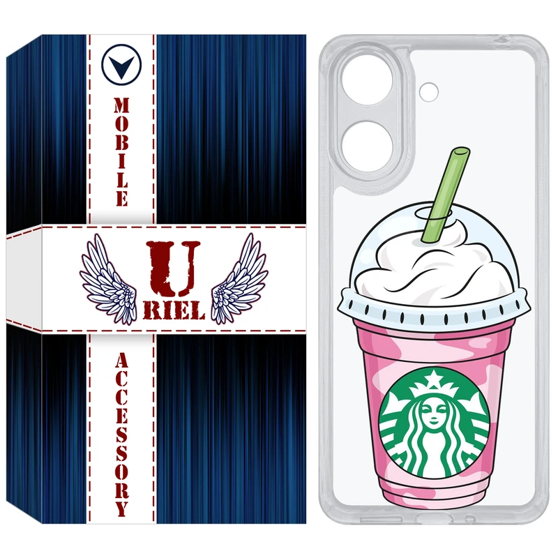 کاور یوریل مدل Clear کد 55 مناسب برای گوشی موبایل شیائومی Redmi 13C / Poco C65