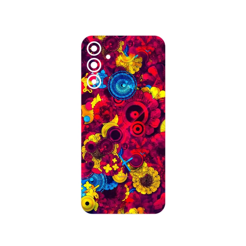 برچسب پوششی ماهوت مدل Vector Flower Garden Digital Art مناسب برای گوشی موبایل سامسونگ Galaxy A15