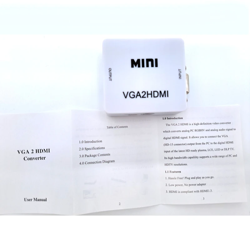 عکس شماره 12 : مبدل vga به hdmi مدل vga2hdmi