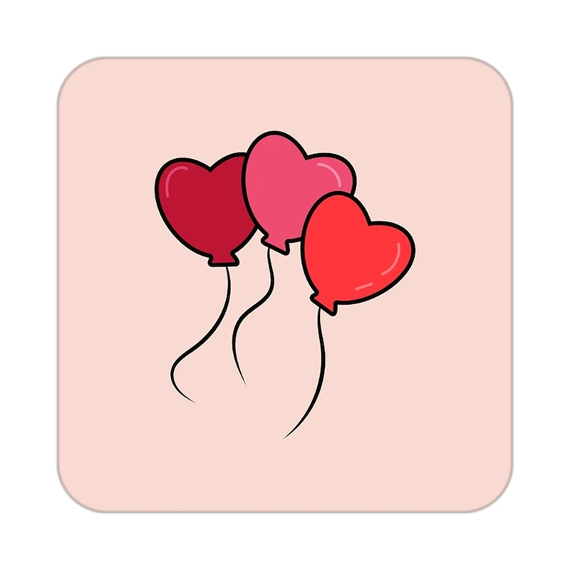 زیر لیوانی کاکتی طرح عاشقانه مدل mp36465