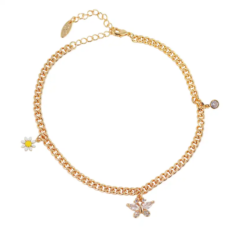 پابند زنانه وای اس ایکس مدل پروانه کد FF177