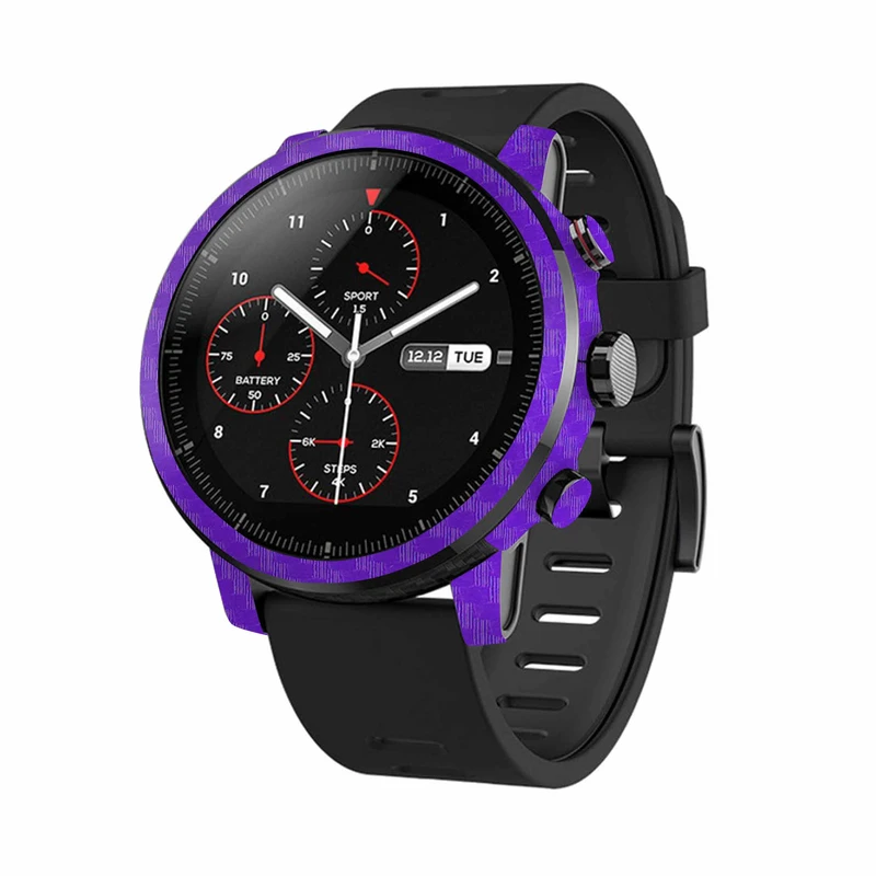  برچسب ماهوت طرح Purple-Fiber مناسب برای ساعت هوشمند شیائومی Amazfit Stratos
