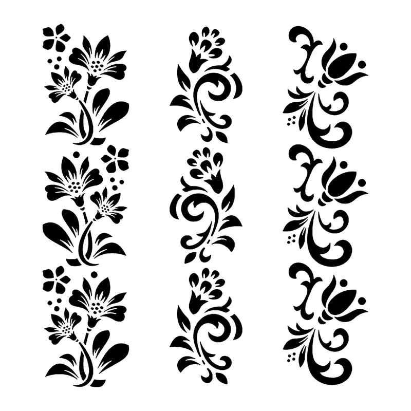 شابلون باتیس آرت طرح حاشیه کد 50-401