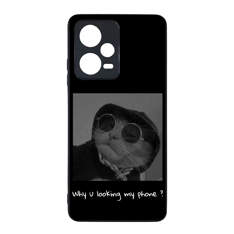 کاور طرح why u looking my phone مناسب برای گوشی موبایل شیائومی redmi note 12 pro 5g