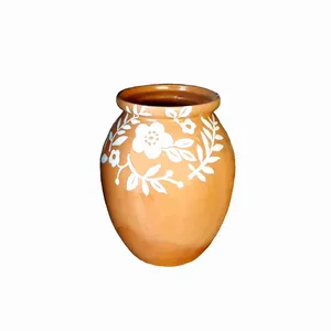 گلدان سفالی مدل نقاشی شده