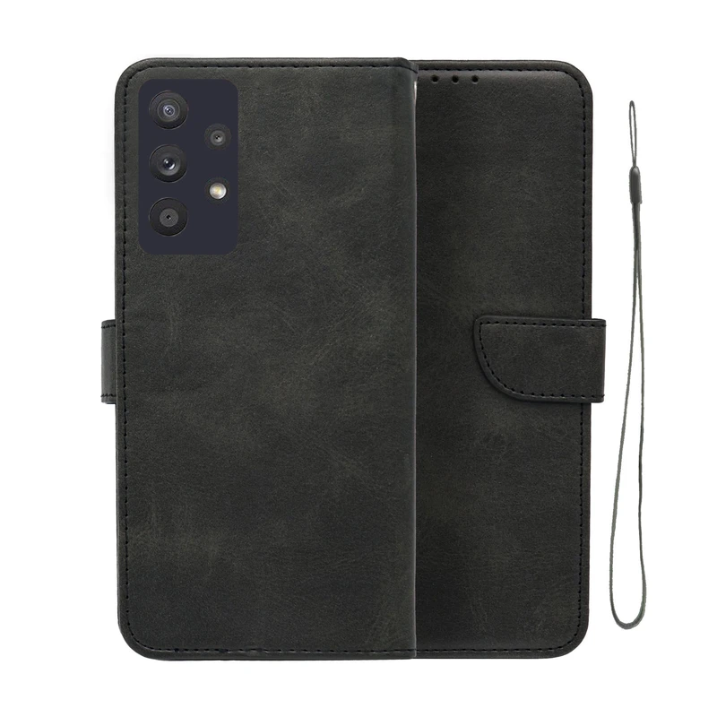 کیف کلاسوری مدل بندی مناسب برای گوشی موبایل سامسونگ Galaxy A52s به همراه بندآویز