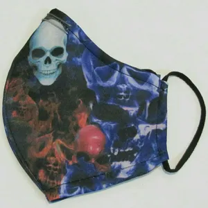 ماسک پارچه ای طرح اسکلت کد kton12