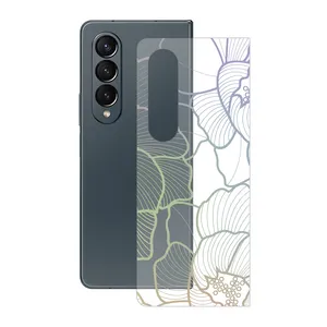 Remax cover sticker Clea model flower design suitable for Samsung Galaxy Z Fold4 mobile phone