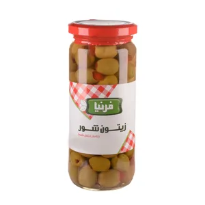 زیتون شور با فلفل دلمه فرنیا - 500 گرم