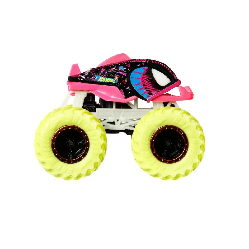 ماشین بازی هات ویلز مدل Monster Trucks Glow In The Dark Piran Ahhhh کد HCB50 - HGX14