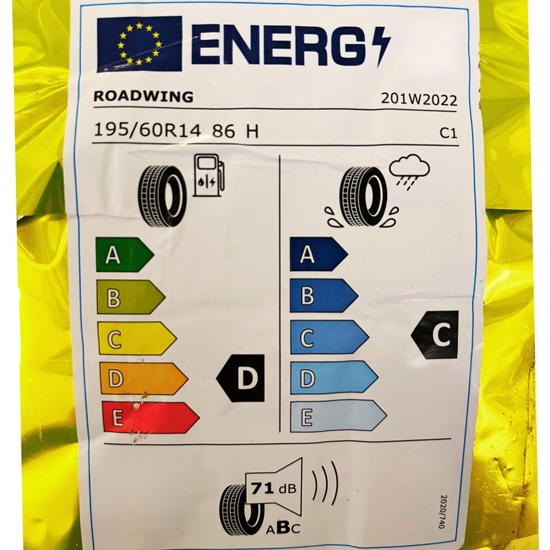 لاستیک خودرو رودوینگ مدل RW-581 سایز 195/60R14 - دو حلقه