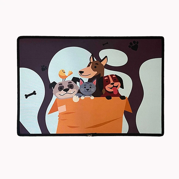 مت زیرانداز ظرف غذا و آب سگ و گربه مدل p7