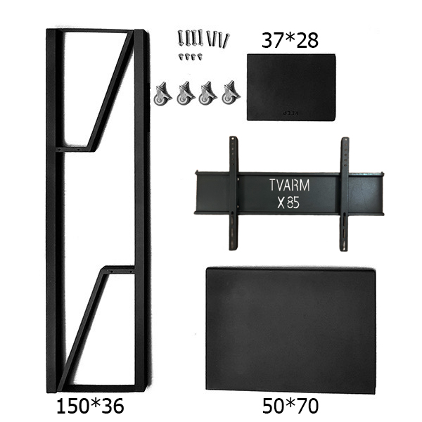 پایه ایستاده تلویزیون مدل X85 مناسب برای تلویزیون 43 تا 80 اینچ