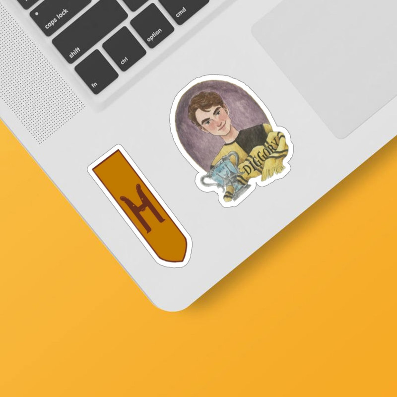 استیکر لپ تاپ و موبایل گوفی طرح هری پاتر مدل Hufflepuff 1 مجموعه 10 عددی