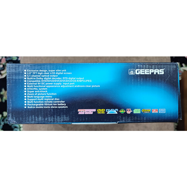 پخش کننده DVD جیپاس مدل GDVD-6275