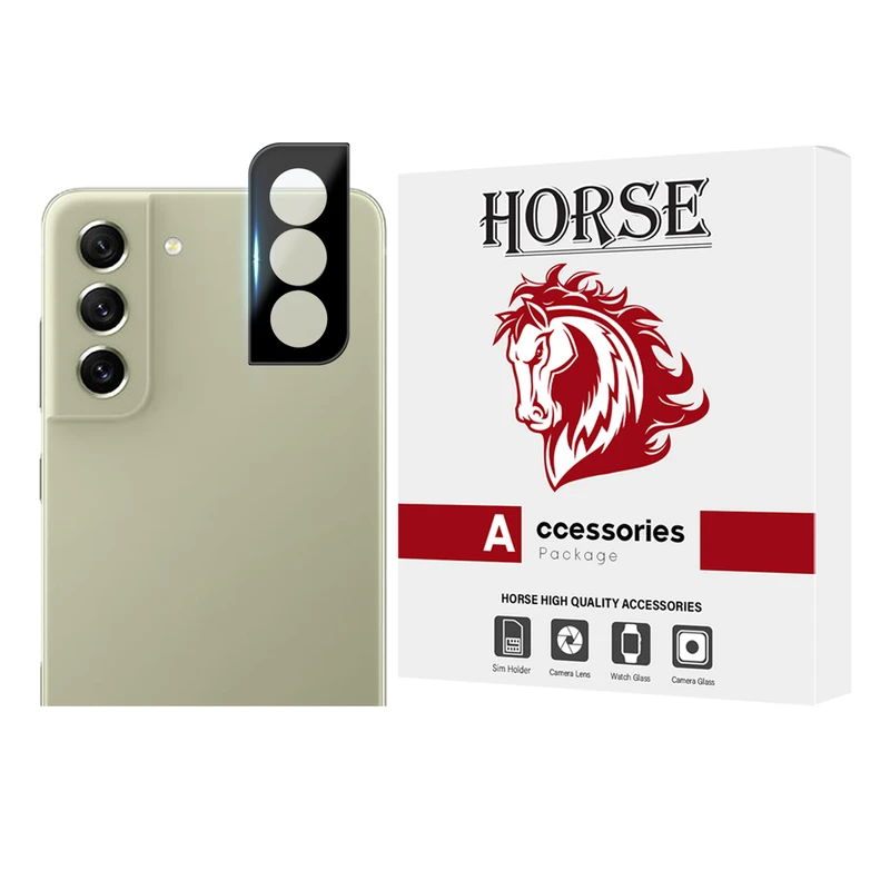 محافظ لنز دوربین هورس مدل FULLENSH مناسب برای گوشی موبایل سامسونگ Galaxy S21 FE 5G