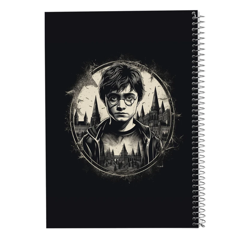 دفتر ژورنال نویسی 50 برگ مدوپد مدل نقطه ای طرح هری پاتر harrypotter کد DF10208