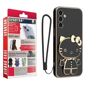 کاور اسپارتان مدل Kitty Strap مناسب برای گوشی موبایل سامسونگ Galaxy A36 به همراه بندآویز