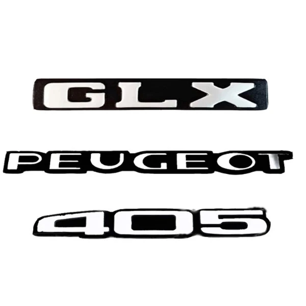  آرم صندوق عقب خودرو مدل 110مناسب برای پژو 405 مجموعه 3 عددی