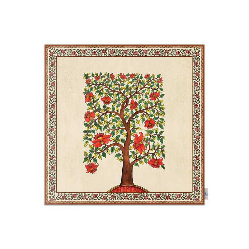 رومیزی شمسه نگار مدل درخت کد DPR149