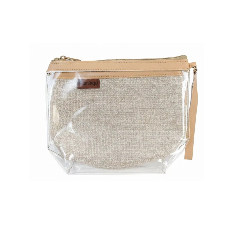 کیف لوازم آرایش زنانه مدل دو تیکه